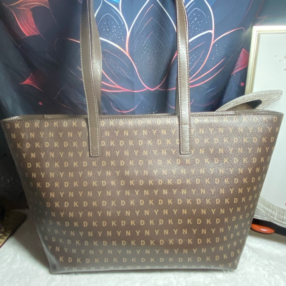 NWOT DKNY Monogram Tote - Picture 4 of 7